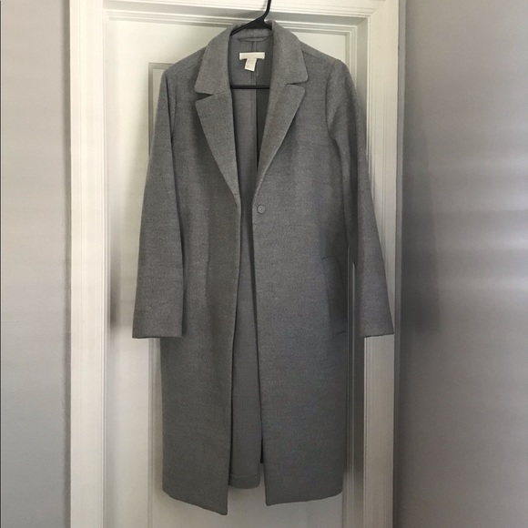 h and m duster coat